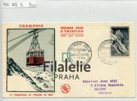 1956 FRANCE/CHAMONIX/FDC 1107