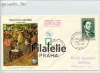 1958 FRANCE/LAUTREC/FDC 1207