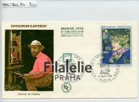 1965 FRANCE/LAUTREC/FDC 1504 RED
