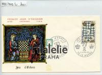 1966 FRANCE/CHESS/FDC 1542