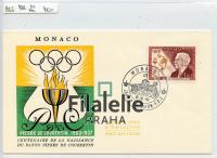 1963 MONACO/COUBRTIN/FDC 738