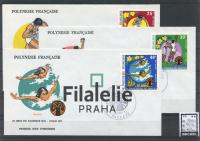 1975 POLYNESIE/SPORT/3FDC 198/200