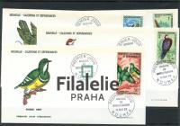 1968 CALEDONIE/BIRDS/4FDC 448/50+454